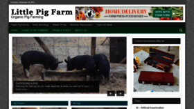 What Littlepigfarm.com website looked like in 2019 (4 years ago)
