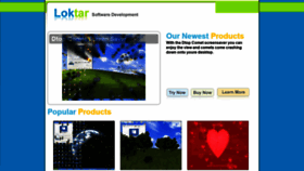What Loktar.com website looked like in 2019 (4 years ago)
