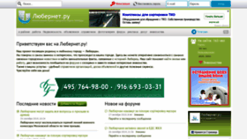 What Lubernet.ru website looked like in 2019 (4 years ago)