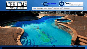 What Lifetimepoolfinishes.com website looked like in 2019 (4 years ago)