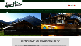 What Legnohome.it website looked like in 2019 (4 years ago)