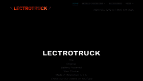 What Lectrotruck.com website looked like in 2019 (4 years ago)