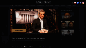 What Lawandcrime.com website looked like in 2019 (4 years ago)