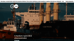 What Liepaja-sez.lv website looked like in 2019 (4 years ago)