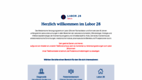 What Labor28.de website looked like in 2019 (4 years ago)