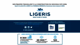 What Ligeris.com website looked like in 2019 (4 years ago)