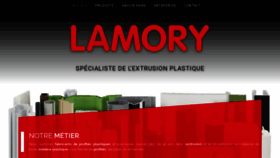 What Lamory.fr website looked like in 2019 (4 years ago)