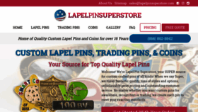 What Lapelpinsuperstore.com website looked like in 2019 (4 years ago)