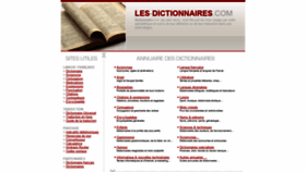 What Les-dictionnaires.com website looked like in 2019 (4 years ago)