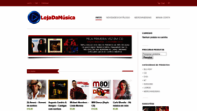 What Lojadamusica.com website looked like in 2019 (4 years ago)