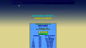 What Lotteriaeuropea.it website looked like in 2019 (4 years ago)