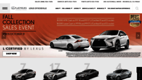 What Lexusofroseville.com website looked like in 2019 (4 years ago)