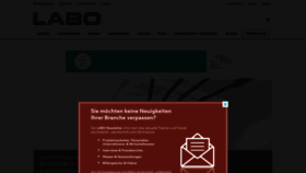 What Labo.de website looked like in 2019 (4 years ago)