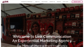 What Linkcommunication.co.uk website looked like in 2019 (4 years ago)