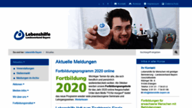 What Lebenshilfe-bayern.de website looked like in 2019 (4 years ago)