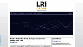 What Lri-invest.lu website looked like in 2019 (4 years ago)