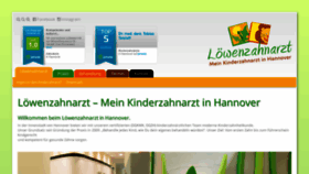 What Loewenzahnarzt.de website looked like in 2019 (4 years ago)