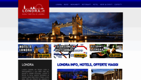 What Londra.it website looked like in 2019 (4 years ago)