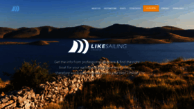 What Likesailing.com website looked like in 2019 (4 years ago)