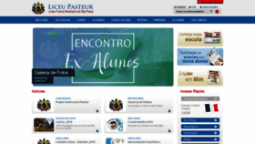 What Liceupasteur.com.br website looked like in 2019 (4 years ago)