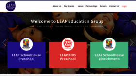 What Leapschoolhouse.com.sg website looked like in 2019 (4 years ago)