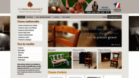 What La-chaise-artisanale.fr website looked like in 2019 (4 years ago)