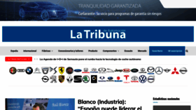 What Latribunadeautomocion.es website looked like in 2019 (4 years ago)