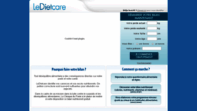 What Ledietcare.fr website looked like in 2019 (4 years ago)