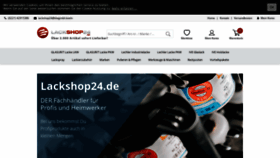 What Lackshop24.de website looked like in 2019 (4 years ago)