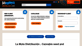 What Lamotadistribucion.com website looked like in 2019 (4 years ago)