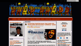 What Leimertparkbeat.com website looked like in 2019 (4 years ago)