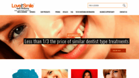 What Lovemysmile.com.au website looked like in 2019 (6 years ago)