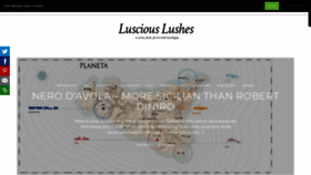 What Lusciouslushes.com website looked like in 2019 (4 years ago)