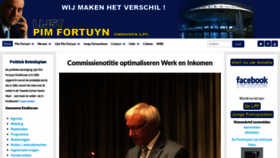 What Lijstpimfortuyn.nl website looked like in 2019 (6 years ago)