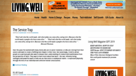 What Livingwellmagazine.net website looked like in 2019 (4 years ago)