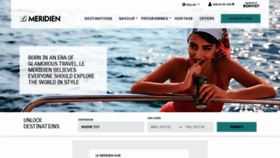 What Lemeridienhotel.com website looked like in 2019 (4 years ago)