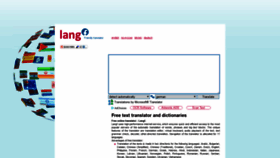 What Langf.com website looked like in 2019 (4 years ago)