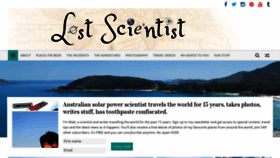 What Lostscientist.com website looked like in 2019 (4 years ago)