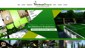 What Landscapedesign.pl website looked like in 2019 (4 years ago)