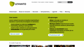 What Levanto.be website looked like in 2019 (4 years ago)