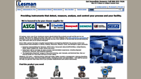 What Lesman.com website looked like in 2019 (4 years ago)