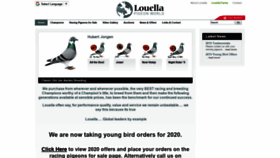 What Louellapigeonworld.co.uk website looked like in 2019 (4 years ago)