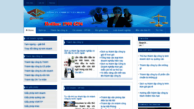 What Luatsuonline.vn website looked like in 2019 (4 years ago)