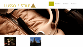 What Lussoestile.com website looked like in 2019 (4 years ago)