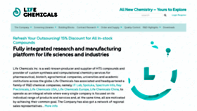 What Lifechemicals.com website looked like in 2019 (4 years ago)