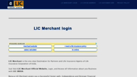 What Licmerchant.co.in website looked like in 2019 (4 years ago)