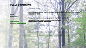 What Lequesneforets.fr website looked like in 2019 (4 years ago)