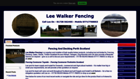 What Leewalkerfencing.co.uk website looked like in 2019 (4 years ago)
