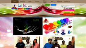 What Lifewithcolours.in website looked like in 2019 (4 years ago)