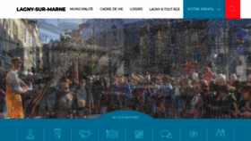 What Lagny-sur-marne.fr website looked like in 2019 (4 years ago)